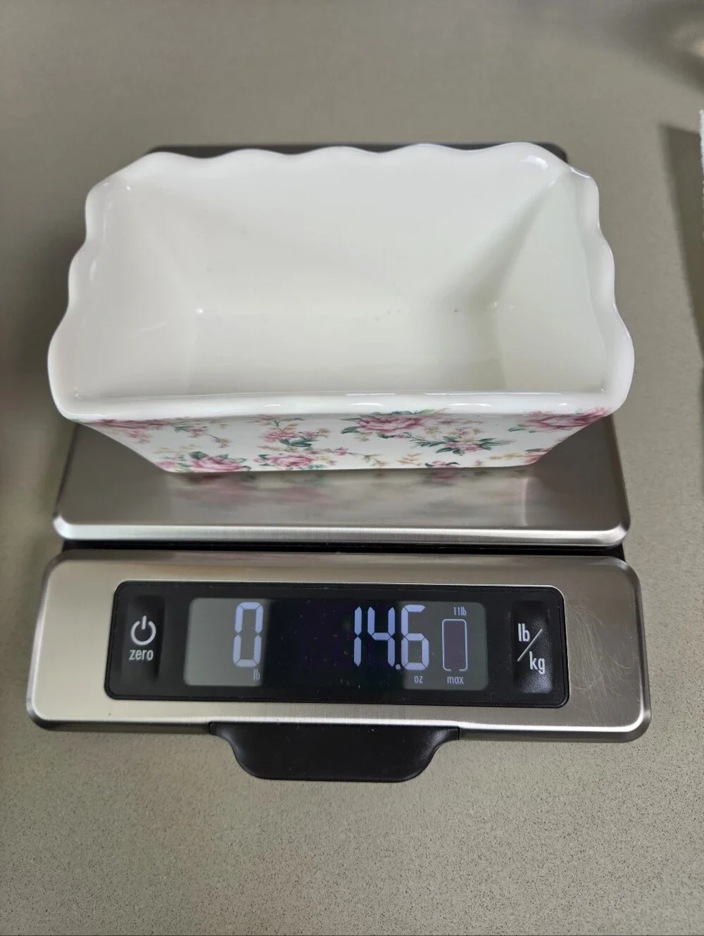 Park Chateau Roses Design Rectangle Serving Dish **NEW